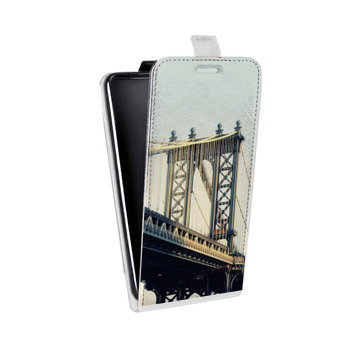 Дизайнерский вертикальный чехол-книжка для Huawei Y5 II Нью-Йорк (на заказ)