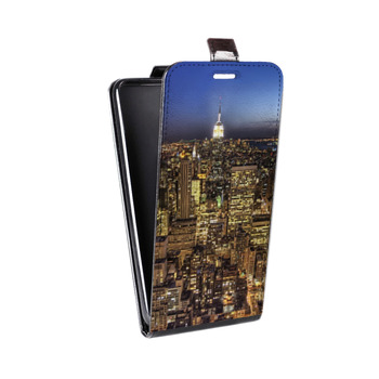 Дизайнерский вертикальный чехол-книжка для Iphone 7 Нью-Йорк (на заказ)