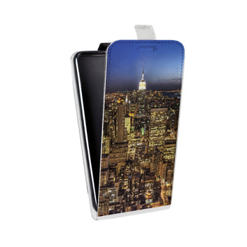 Дизайнерский вертикальный чехол-книжка для Huawei Honor 7A Pro Нью-Йорк (на заказ)