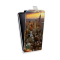 Дизайнерский вертикальный чехол-книжка для Samsung Galaxy Grand Нью-Йорк