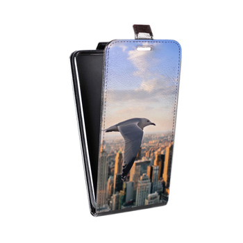 Дизайнерский вертикальный чехол-книжка для Iphone 5s Нью-Йорк (на заказ)