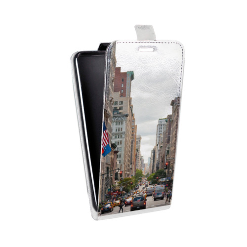 Дизайнерский вертикальный чехол-книжка для Iphone Xr Нью-Йорк