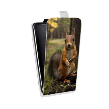 Дизайнерский вертикальный чехол-книжка для Sony Xperia E4g Грызуны (на заказ)
