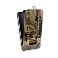 Дизайнерский вертикальный чехол-книжка для LG G7 Fit Нью-Йорк