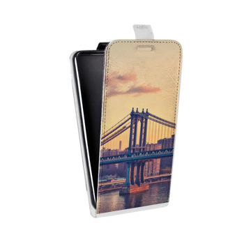 Дизайнерский вертикальный чехол-книжка для Huawei Ascend Mate 7 Нью-Йорк (на заказ)
