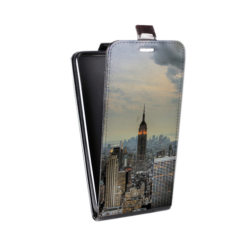Дизайнерский вертикальный чехол-книжка для LG G4 S Нью-Йорк