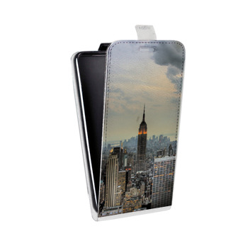 Дизайнерский вертикальный чехол-книжка для Huawei Honor 6A Нью-Йорк (на заказ)