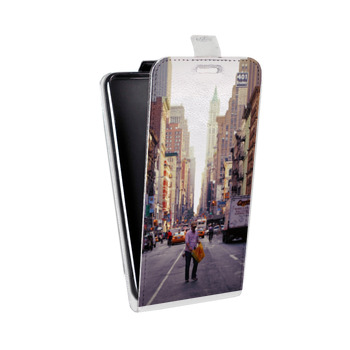 Дизайнерский вертикальный чехол-книжка для HTC Desire V Нью-Йорк (на заказ)