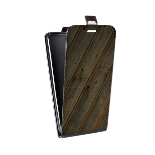 Дизайнерский вертикальный чехол-книжка для ASUS ZenFone 4 ZE554KL Дерево
