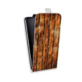 Дизайнерский вертикальный чехол-книжка для ASUS ZenFone 5 Lite Кирпич
