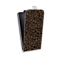 Дизайнерский вертикальный чехол-книжка для ASUS ZenFone 3 Max ZC553KL Кофе