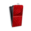Дизайнерский вертикальный чехол-книжка для Iphone 12 Pro Перья