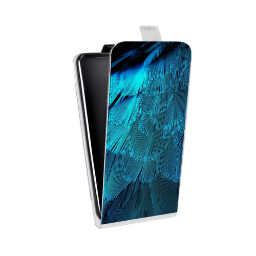 Дизайнерский вертикальный чехол-книжка для Samsung Galaxy M51 Перья