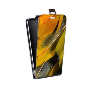 Дизайнерский вертикальный чехол-книжка для Samsung Galaxy S10 Lite Перья (на заказ)