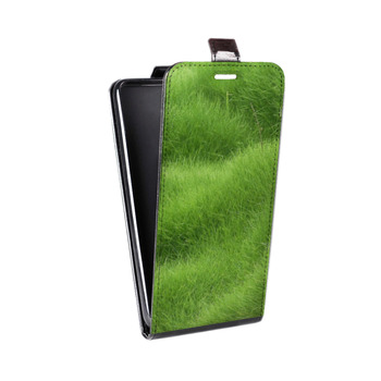Дизайнерский вертикальный чехол-книжка для Samsung Galaxy S8 Plus Трава (на заказ)