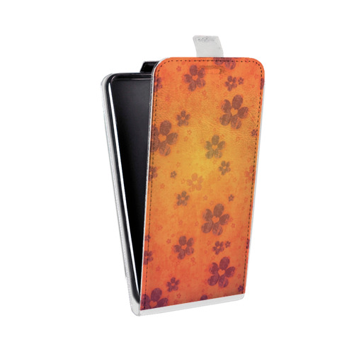 Дизайнерский вертикальный чехол-книжка для Iphone 13 Pro Max Цветочные мотивы