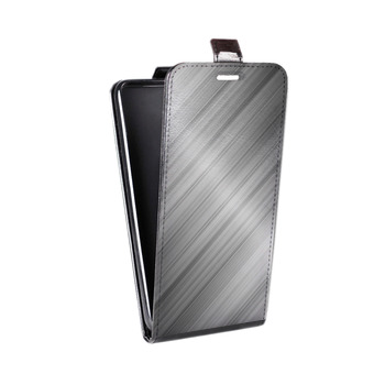 Дизайнерский вертикальный чехол-книжка для Samsung Galaxy S5 (Duos) Металл (на заказ)