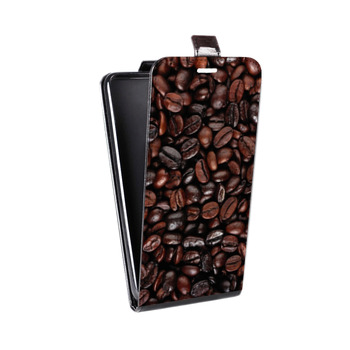 Дизайнерский вертикальный чехол-книжка для Sony Xperia E5 кофе текстуры (на заказ)