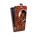Дизайнерский вертикальный чехол-книжка для Lenovo K6 кофе текстуры