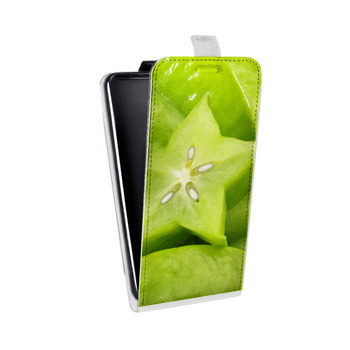 Дизайнерский вертикальный чехол-книжка для HTC U12 Plus Фрукты текстуры (на заказ)