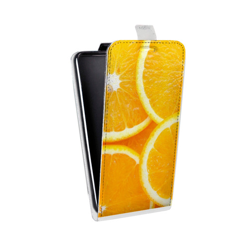 Дизайнерский вертикальный чехол-книжка для ASUS ZenFone 5 Lite Фрукты текстуры