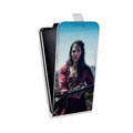 Дизайнерский вертикальный чехол-книжка для HTC Desire 516 Викинги