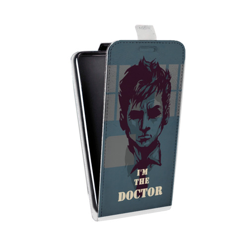 Дизайнерский вертикальный чехол-книжка для Iphone 12 Pro Доктор кто