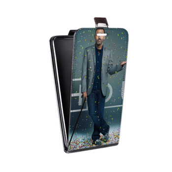 Дизайнерский вертикальный чехол-книжка для Sony Xperia Z3 Доктор Хаус (на заказ)