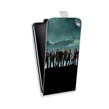 Дизайнерский вертикальный чехол-книжка для Samsung Galaxy S6 Edge Остаться в живых (на заказ)