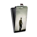 Дизайнерский вертикальный чехол-книжка для HTC One X10 Ходячие мертвецы