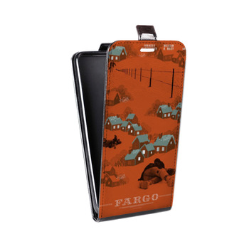 Дизайнерский вертикальный чехол-книжка для LG K7 Фарго (на заказ)