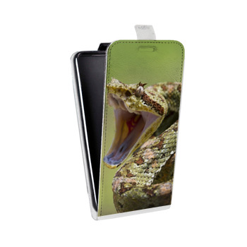 Дизайнерский вертикальный чехол-книжка для HTC One Mini Змеи (на заказ)