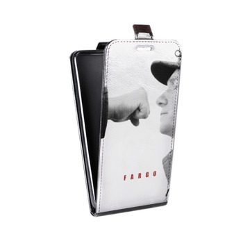 Дизайнерский вертикальный чехол-книжка для Huawei P30 Pro Фарго (на заказ)
