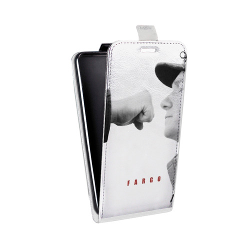 Дизайнерский вертикальный чехол-книжка для Iphone 12 Mini Фарго