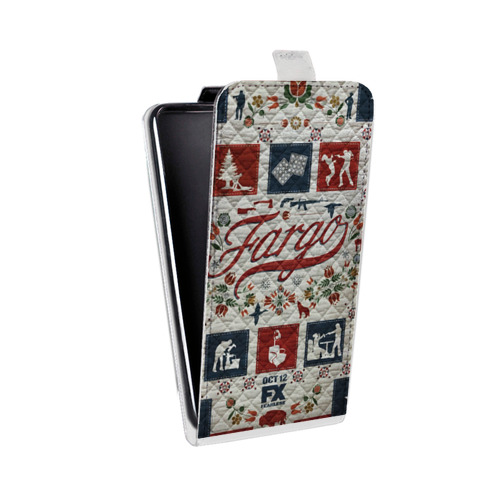 Дизайнерский вертикальный чехол-книжка для Alcatel Pop 4 Plus Фарго