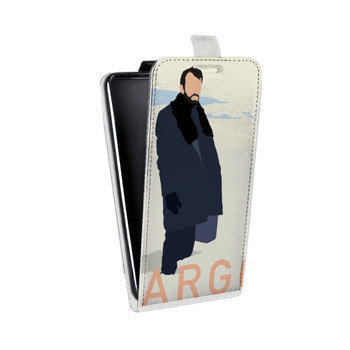 Дизайнерский вертикальный чехол-книжка для HTC One Mini Фарго (на заказ)
