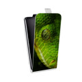 Дизайнерский вертикальный чехол-книжка для Alcatel Shine Lite Змеи