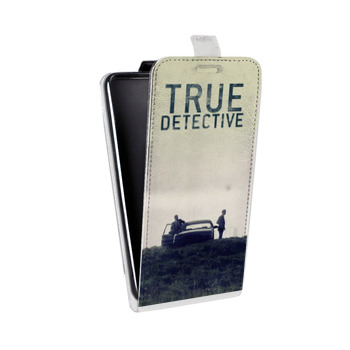 Дизайнерский вертикальный чехол-книжка для Huawei P Smart Настоящий детектив (на заказ)