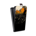 Дизайнерский вертикальный чехол-книжка для Sony Xperia XZ2 Compact Настоящий детектив
