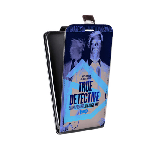 Дизайнерский вертикальный чехол-книжка для HTC Desire 530 Настоящий детектив