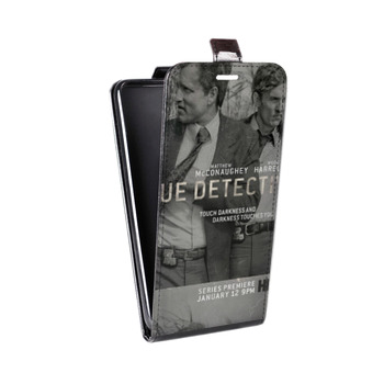 Дизайнерский вертикальный чехол-книжка для Iphone 7 Настоящий детектив (на заказ)