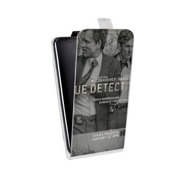Дизайнерский вертикальный чехол-книжка для Samsung Galaxy J5 Настоящий детектив (на заказ)