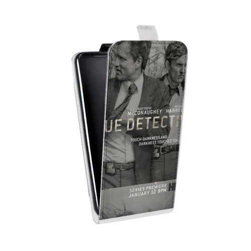Дизайнерский вертикальный чехол-книжка для Huawei P Smart Z Настоящий детектив