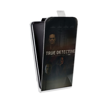 Дизайнерский вертикальный чехол-книжка для Iphone 5s Настоящий детектив (на заказ)