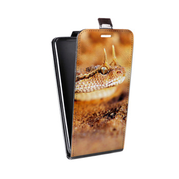 Дизайнерский вертикальный чехол-книжка для Samsung Galaxy A3 Змеи (на заказ)
