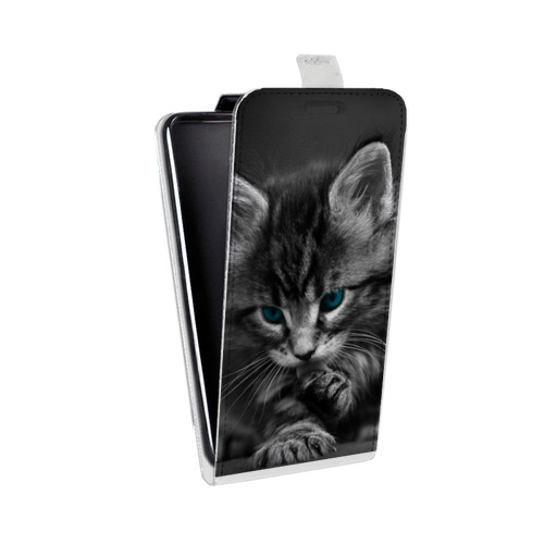 Дизайнерский вертикальный чехол-книжка для HTC Desire 12 Plus Котята