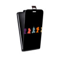 Дизайнерский вертикальный чехол-книжка для Alcatel Pop 4 Футурама