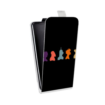 Дизайнерский вертикальный чехол-книжка для Sony Xperia E5 Футурама (на заказ)