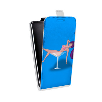 Дизайнерский вертикальный чехол-книжка для Alcatel One Touch Pop D5 Футурама (на заказ)