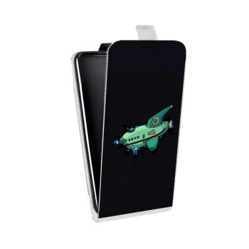 Дизайнерский вертикальный чехол-книжка для Samsung Galaxy S6 Edge Футурама (на заказ)